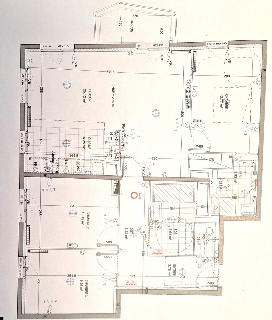 Appartement 4 pièces 84 m²
