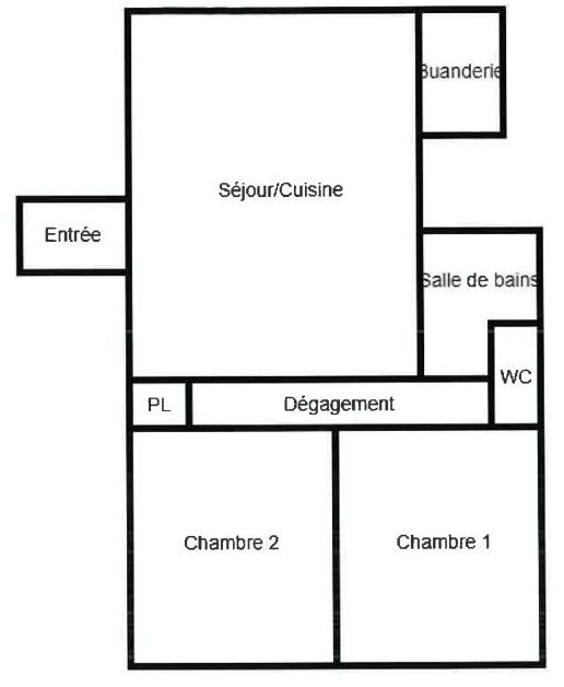 Appartement 3 pièces 55 m² Beaucaire