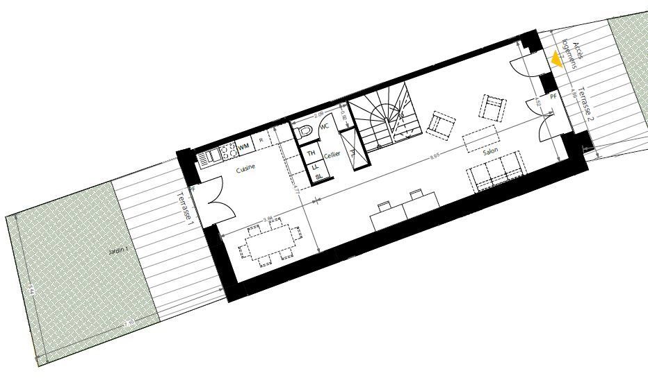 Maison 4 pièces 105 m² Balma