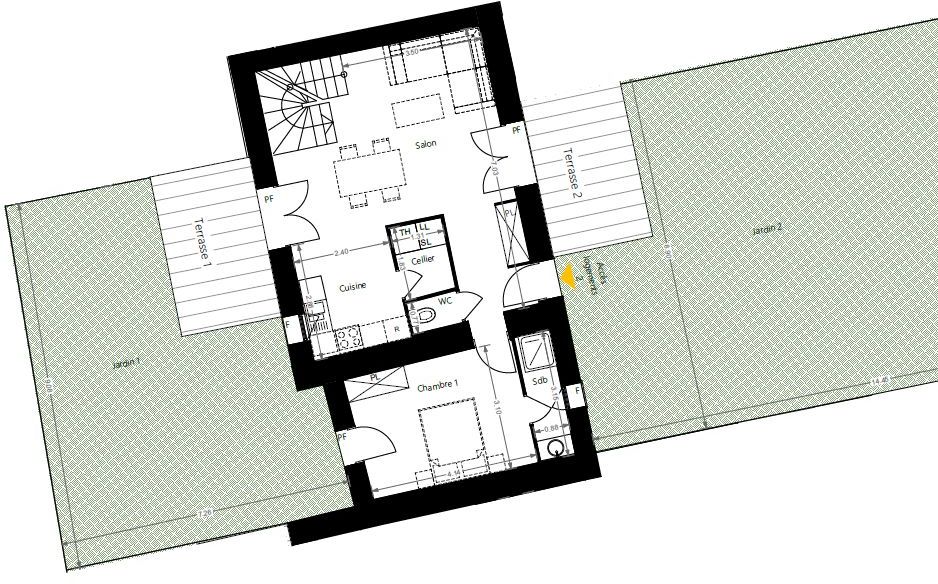 Maison 4 pièces 88 m² Balma