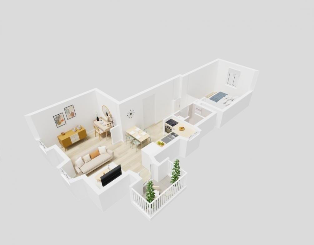 Appartement 2 pièces 37 m² Charavines