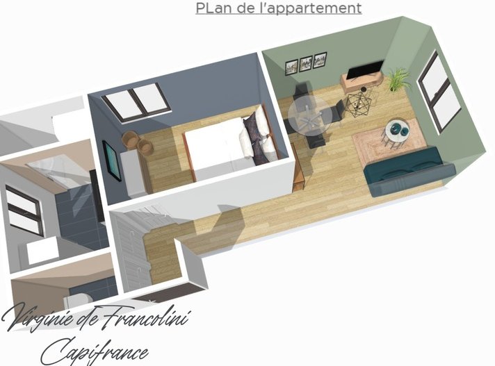 Appartement 2 pièces 34 m² Bezons