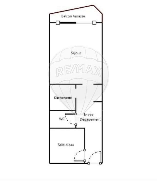 Appartement 1 pièce 23 m² Dax