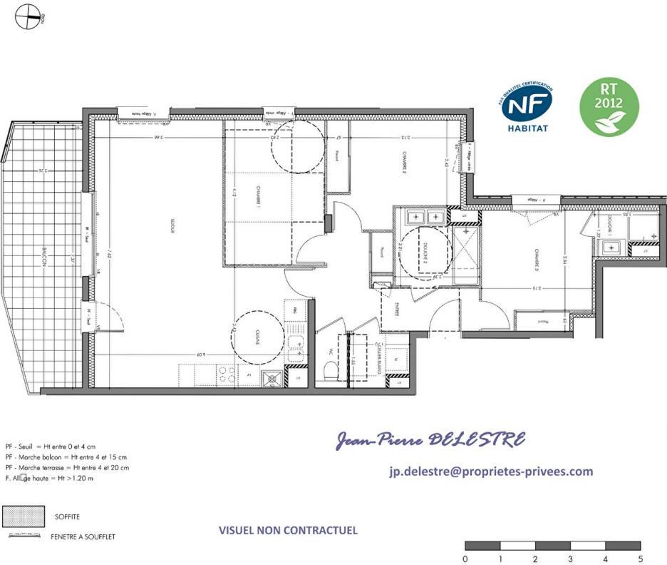 Appartement 4 pièces 87 m²