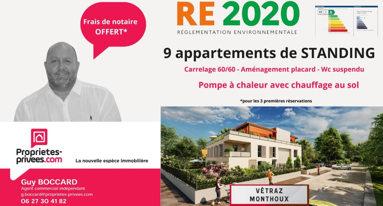 Appartement 3 pièces 63 m² Vétraz-Monthoux