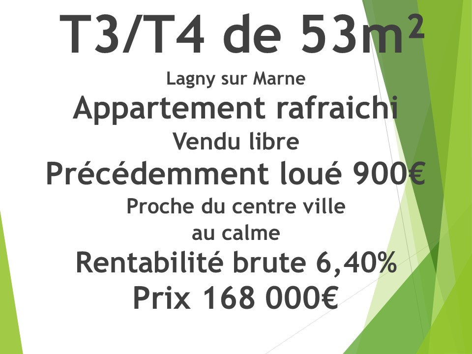 Appartement 4 pièces 53 m²