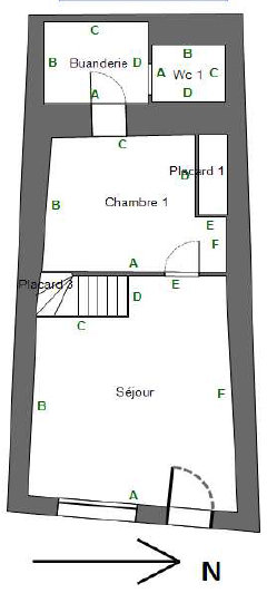 Maison 4 pièces 83 m² chateauneuf-du-faou