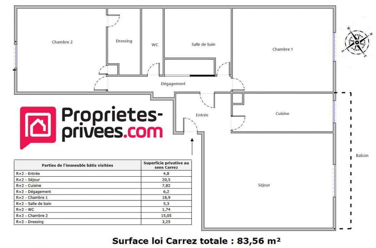 Appartement a louer boulogne-billancourt - 3 pièce(s) - 83 m2 - Surfyn
