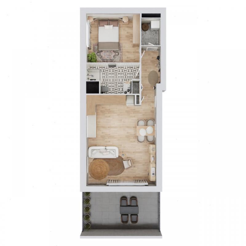 Appartement 2 pièces 54 m² Manigod