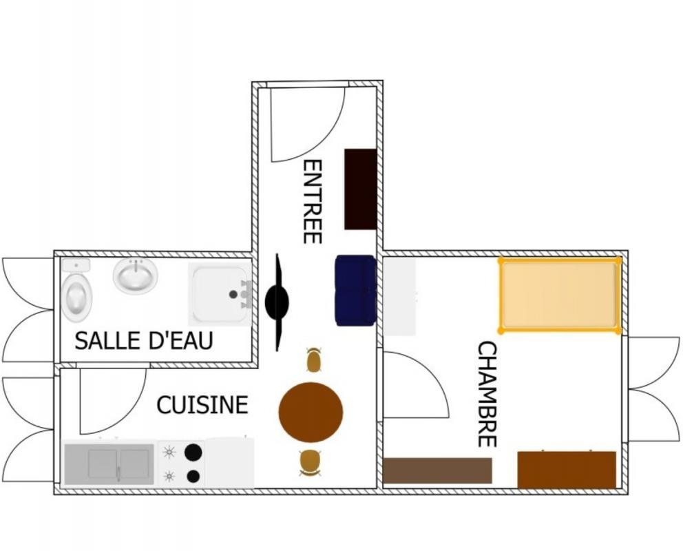 Appartement 2 pièces 29 m² Ablon-sur-Seine