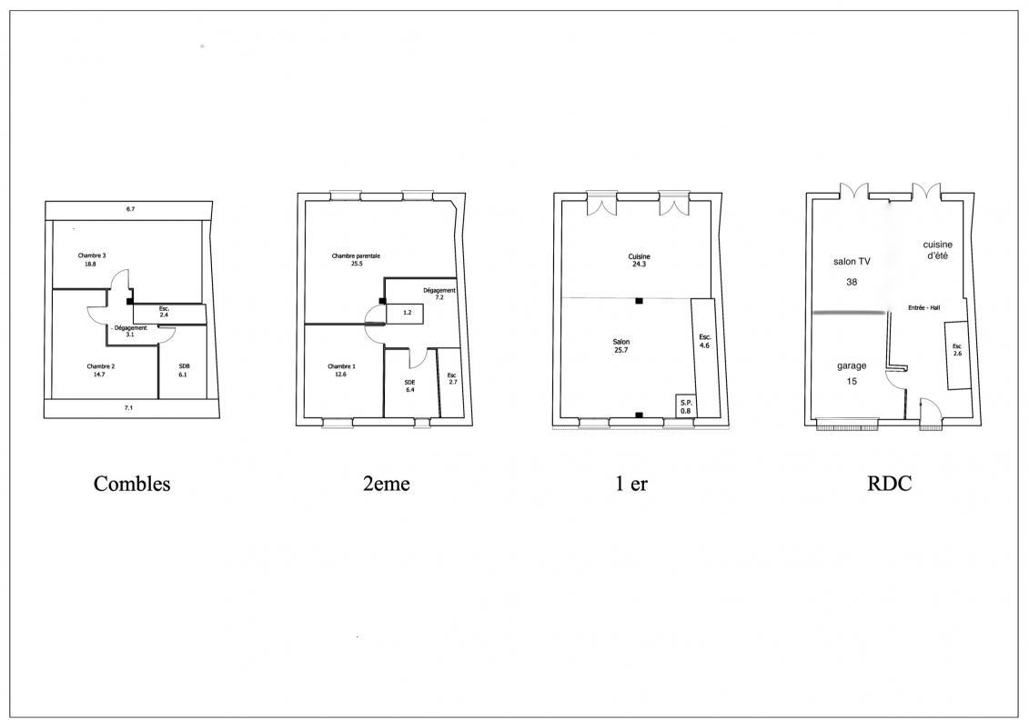 Maison a louer la garenne-colombes - 6 pièce(s) - 185 m2 - Surfyn
