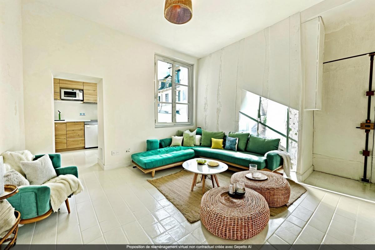 Appartement 1 pièce(s) 23 m²à vendre Paris-6e-arrondissement