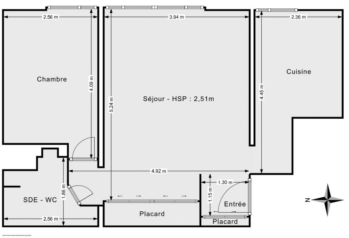 Appartement a louer soisy-sous-montmorency - 2 pièce(s) - 46 m2 - Surfyn
