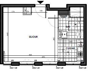 Appartement a louer issy-les-moulineaux - 1 pièce(s) - 30 m2 - Surfyn