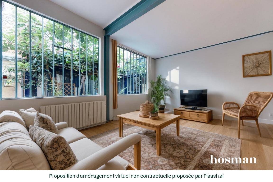 Appartement a louer paris-19e-arrondissement - 4 pièce(s) - 86 m2 - Surfyn