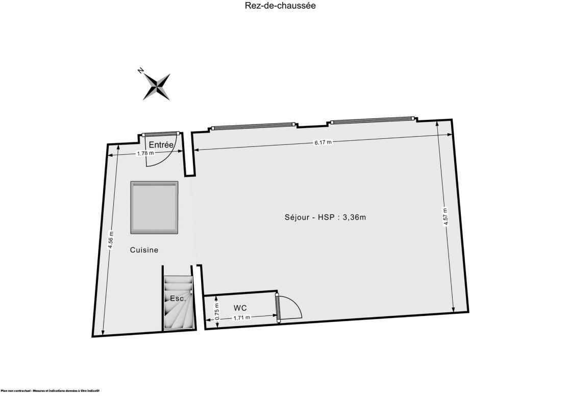 Appartement a louer paris-19e-arrondissement - 4 pièce(s) - 86 m2 - Surfyn