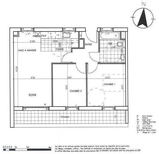 Appartement a louer argenteuil - 3 pièce(s) - 57 m2 - Surfyn