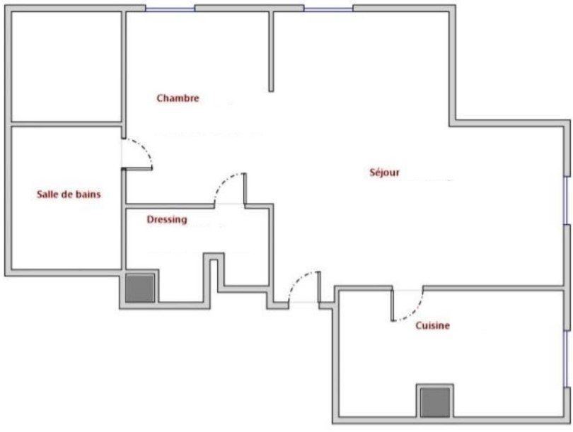 Appartement a vendre paris-3e-arrondissement - 2 pièce(s) - 51 m2 - Surfyn