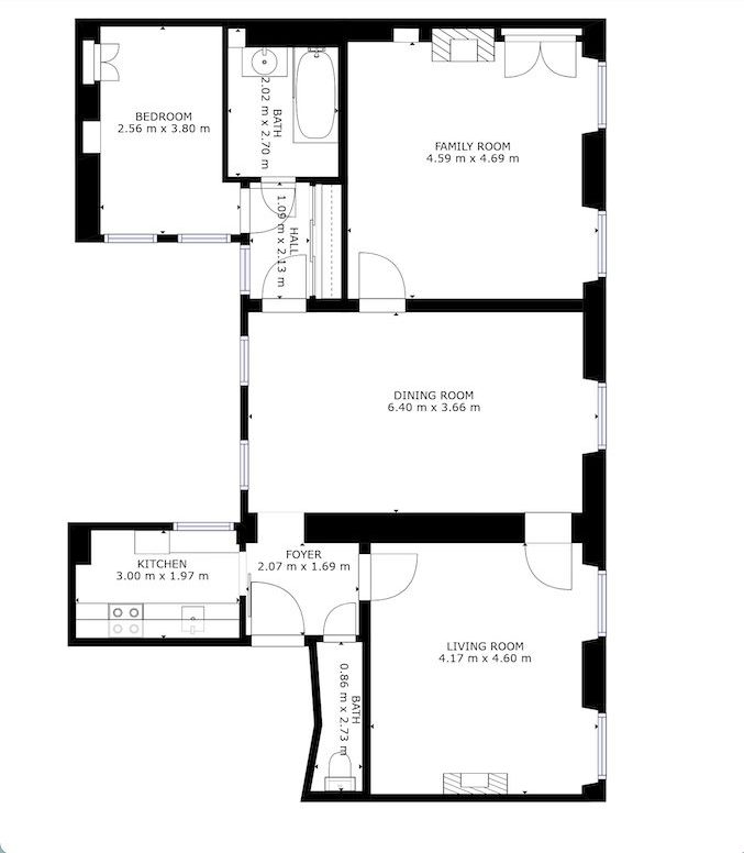 Appartement a louer paris-2e-arrondissement - 4 pièce(s) - 89 m2 - Surfyn