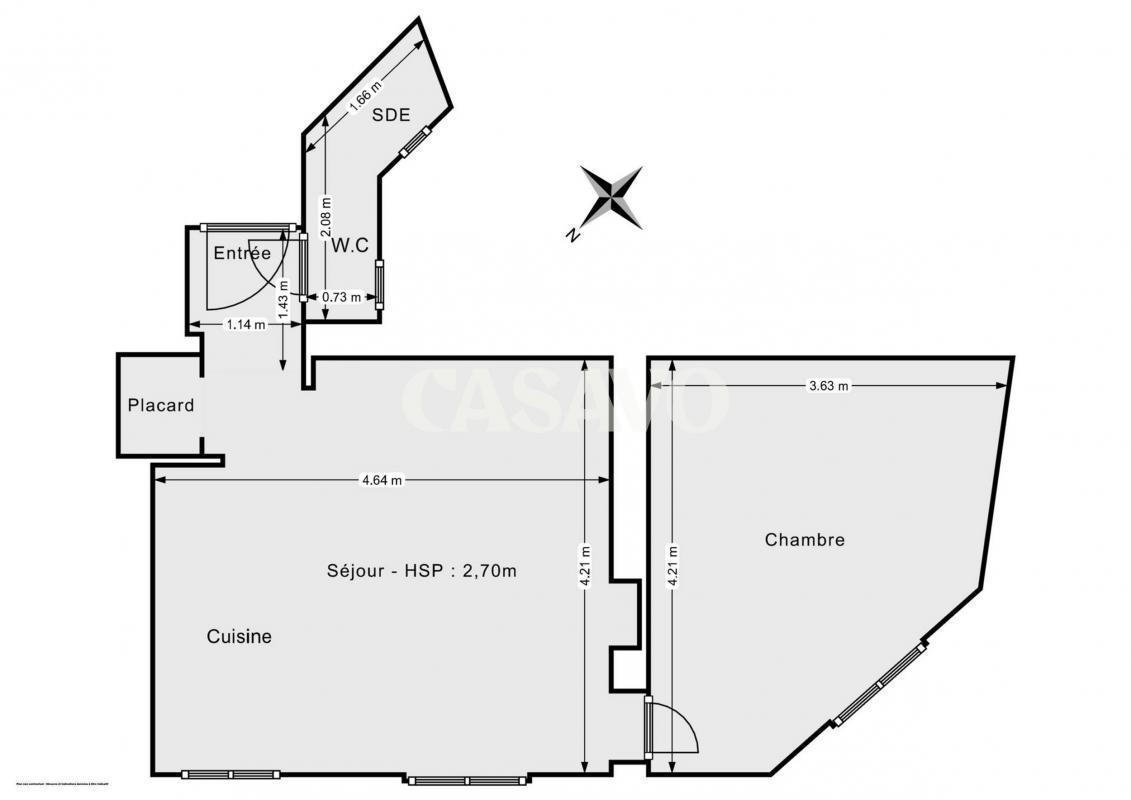 Appartement a louer puteaux - 2 pièce(s) - 37 m2 - Surfyn