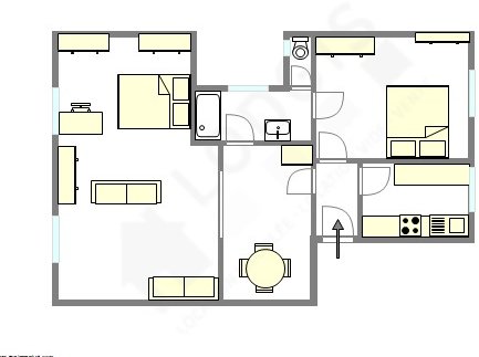 Appartement a louer paris-4e-arrondissement - 4 pièce(s) - 69 m2 - Surfyn