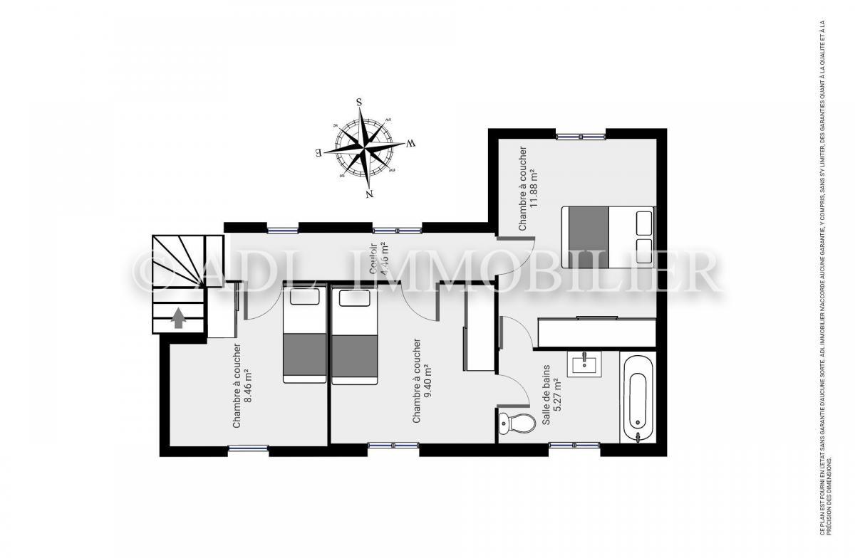Maison a louer ville-d'avray - 5 pièce(s) - 85 m2 - Surfyn