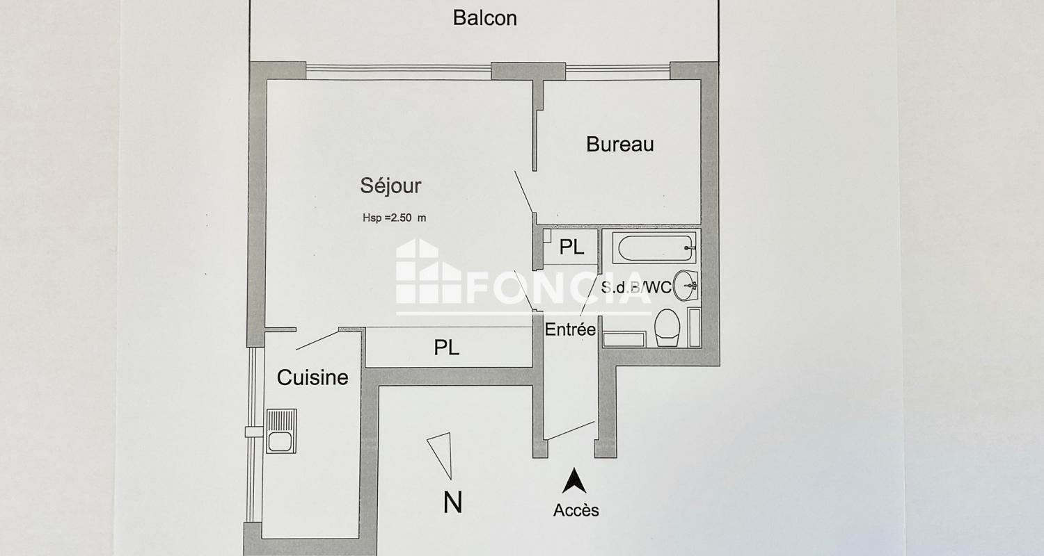 Appartement a louer fontenay-aux-roses - 2 pièce(s) - 39 m2 - Surfyn