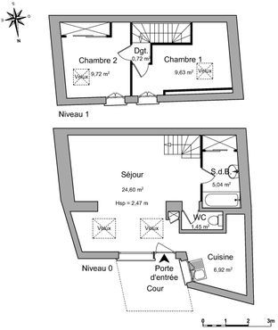 Maison a louer rueil-malmaison - 3 pièce(s) - 58 m2 - Surfyn