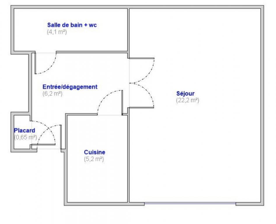 Appartement a louer paris-15e-arrondissement - 1 pièce(s) - 38 m2 - Surfyn