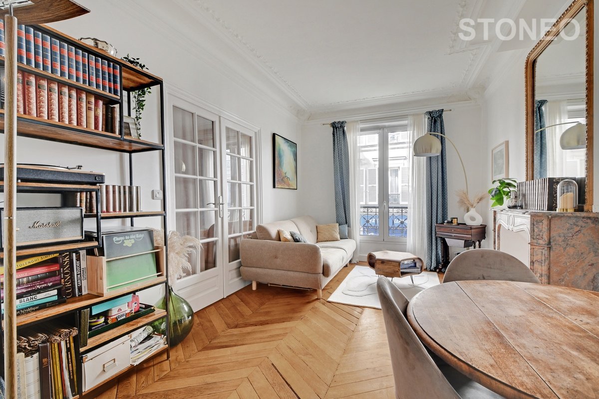 Appartement 3 pièce(s) 55 m²à vendre Paris-17e-arrondissement