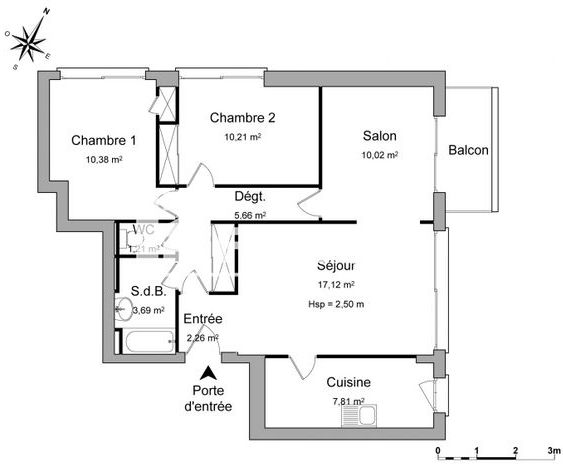 Appartement a louer saint-leu-la-foret - 4 pièce(s) - 68 m2 - Surfyn
