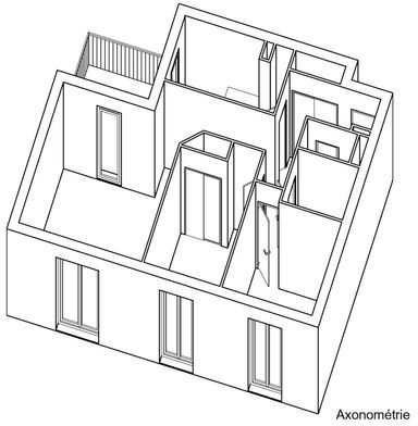 Appartement a louer saint-ouen-l'aumone - 3 pièce(s) - 61 m2 - Surfyn
