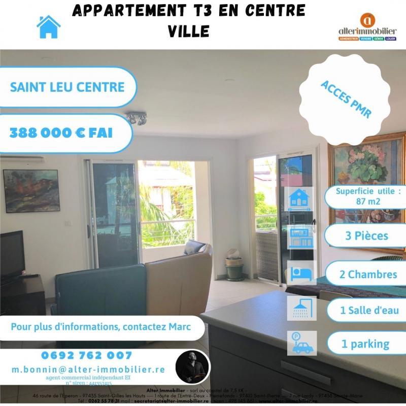 Appartement 3 pièces 74 m² Le Piton Saint Leu