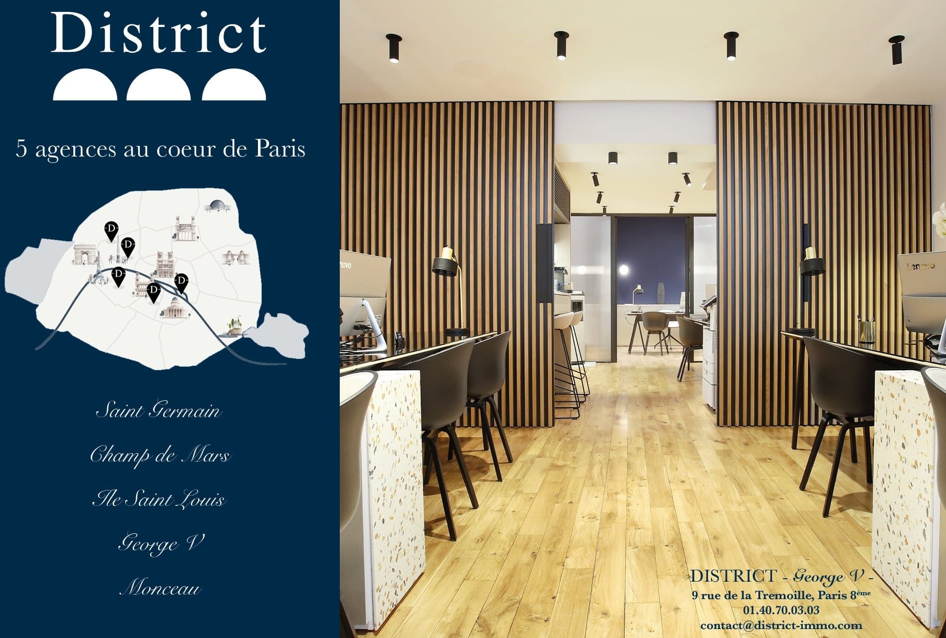 Appartement a louer paris-8e-arrondissement - 6 pièce(s) - 197 m2 - Surfyn