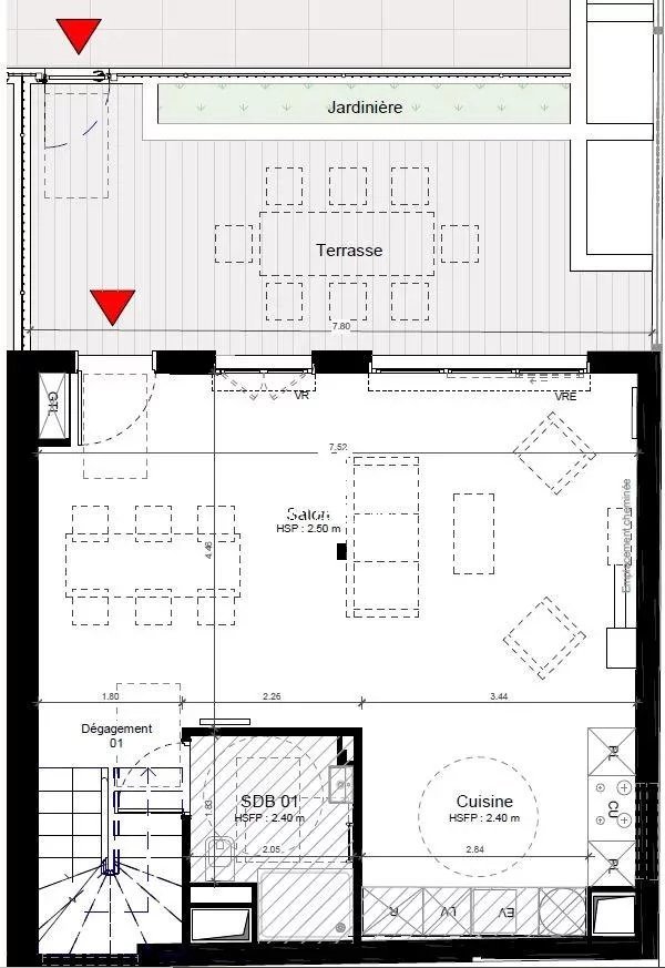 Maison a louer montrouge - 6 pièce(s) - 135.02 m2 - Surfyn