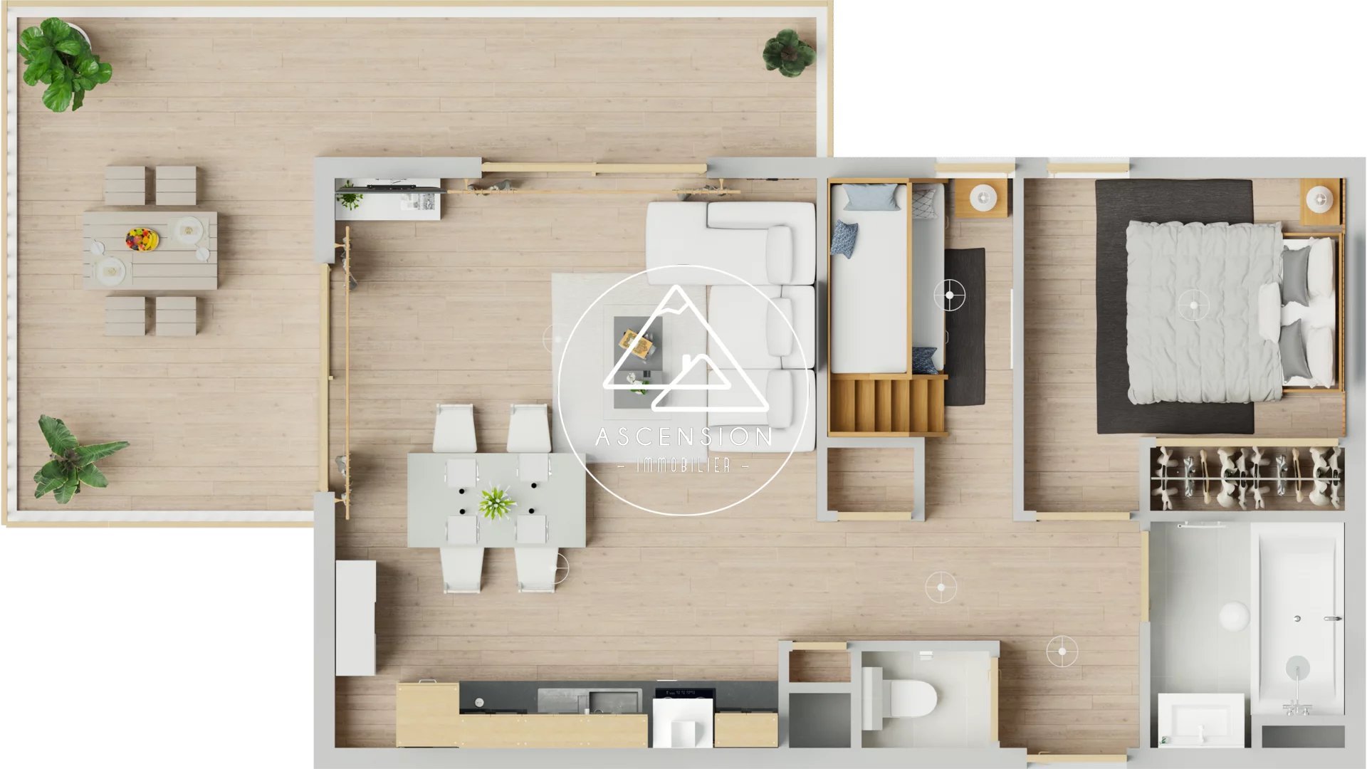 Appartement 2 pièces 50 m² Morzine