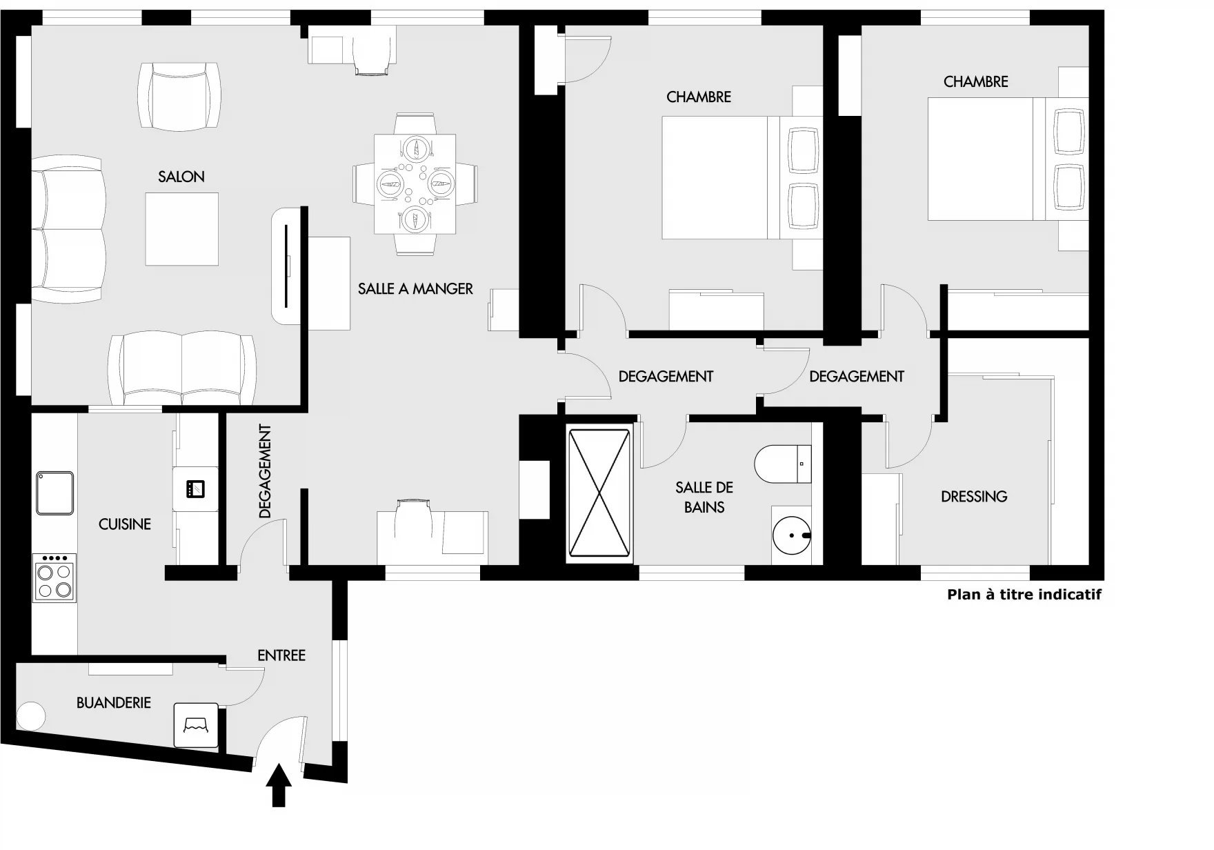 Appartement a louer paris-3e-arrondissement - 5 pièce(s) - 92.43 m2 - Surfyn