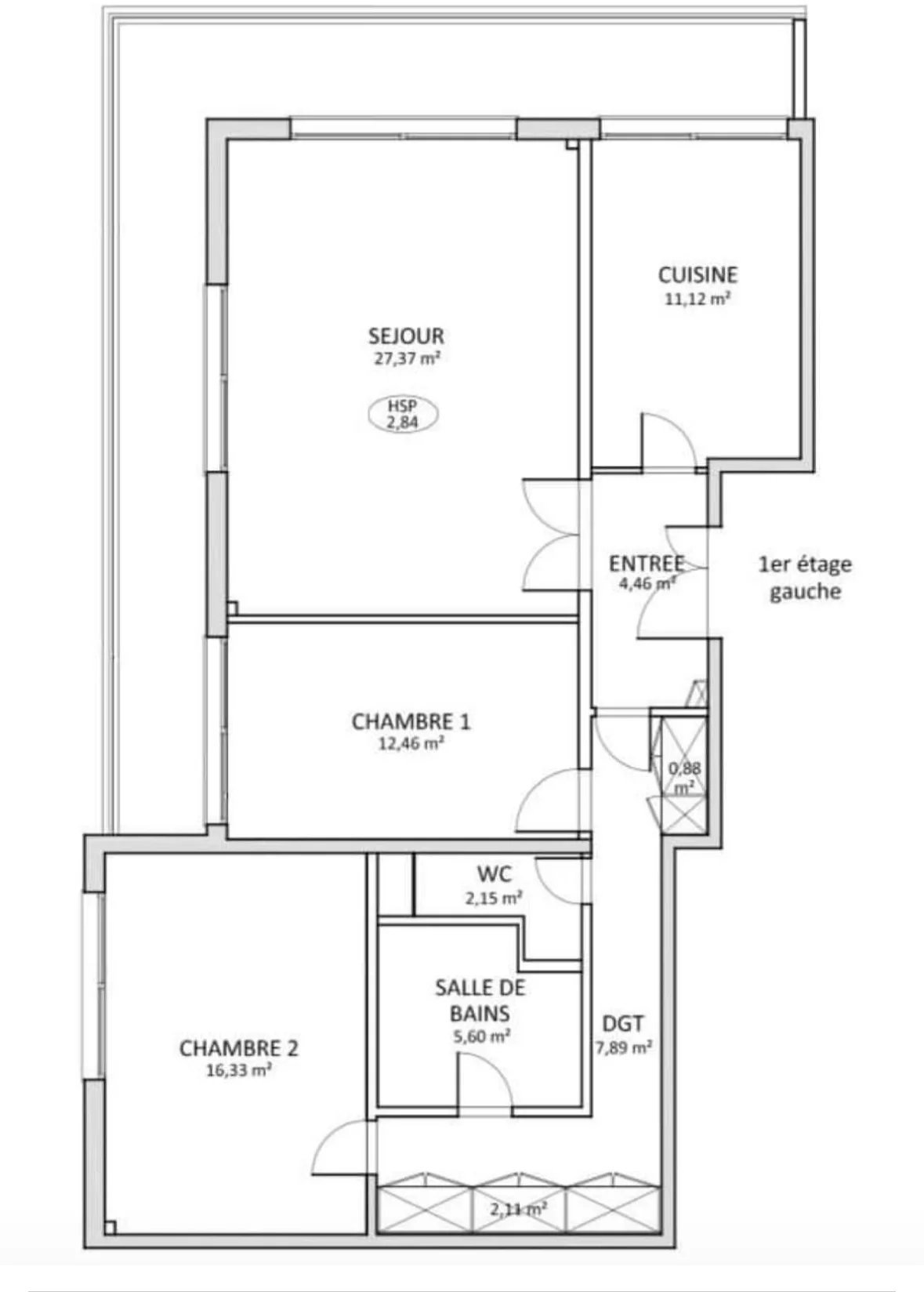 Appartement 4 pièces 90 m² Puteaux