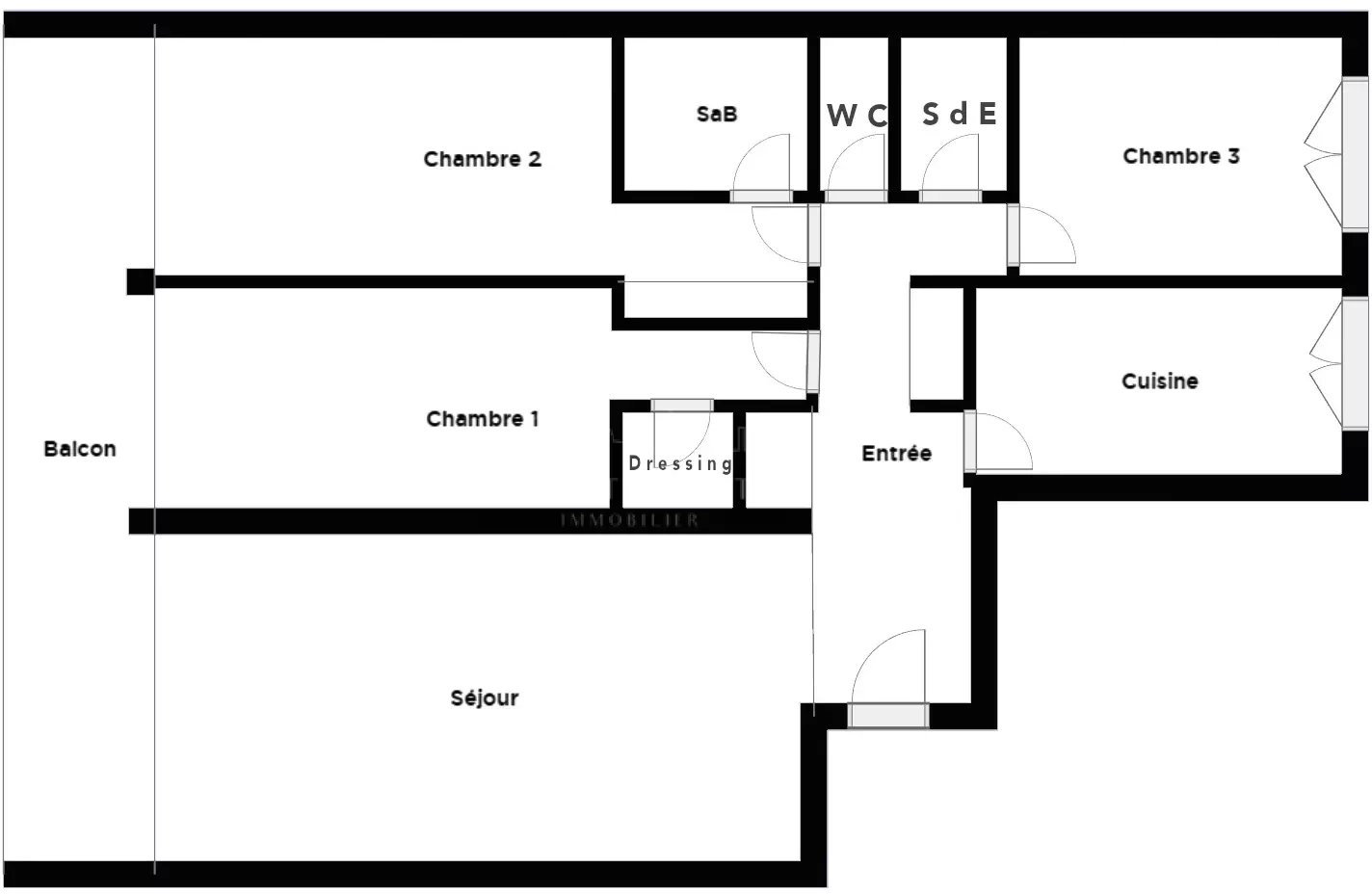 Appartement 4 pièces 102 m² Saint-Cloud
