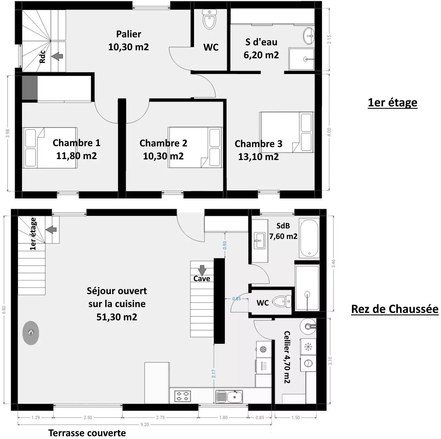 Maison 5 pièces 117 m²