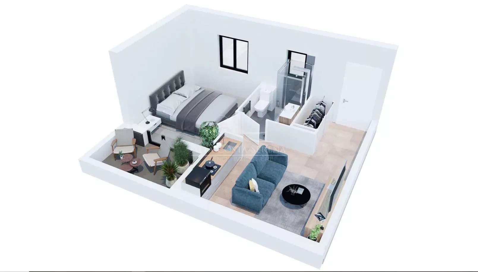 Appartement 2 pièces 31 m²