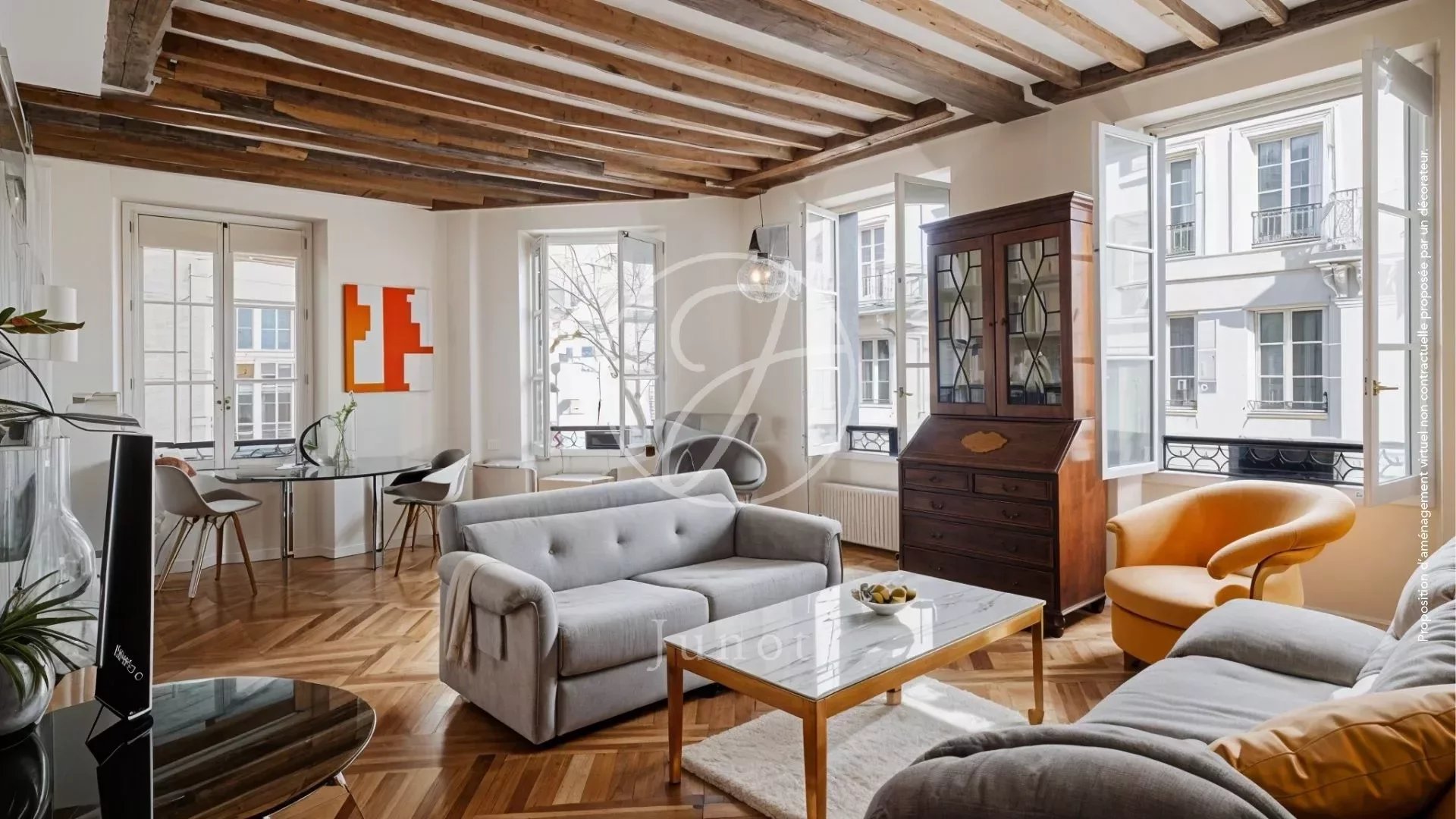 Appartement 2 pièce(s) 65.76 m²à vendre Paris-4e-arrondissement