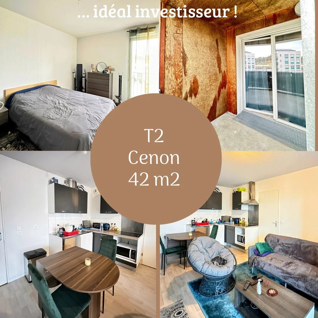 Appartement 2 pièces 42 m² Cenon