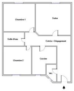 Appartement a louer asnieres-sur-seine - 3 pièce(s) - 55.52 m2 - Surfyn