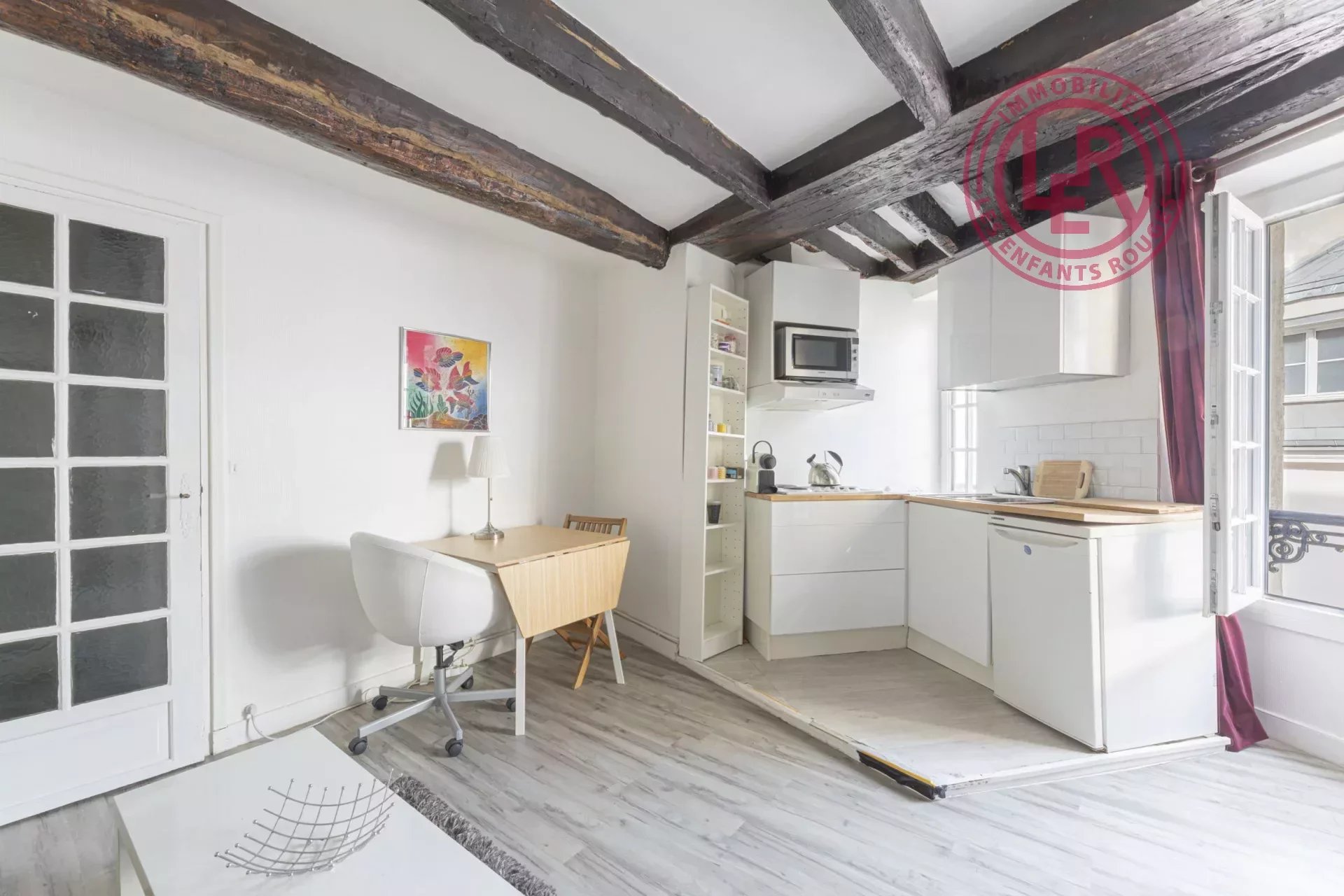 Appartement a louer paris-3e-arrondissement - 1 pièce(s) - 25.41 m2 - Surfyn