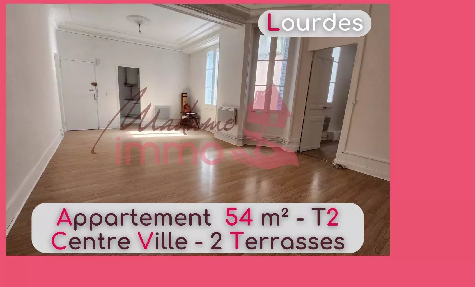 Appartement 2 pièces 54 m² Lourdes