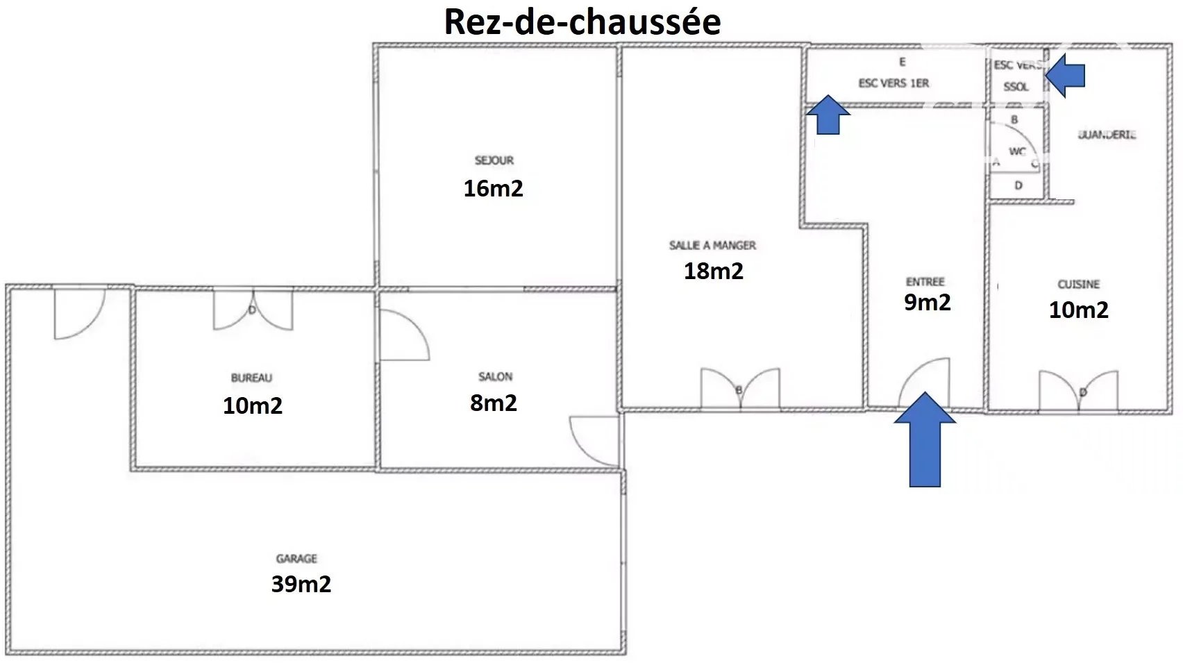 Maison a louer bois-colombes - 8 pièce(s) - 162.19 m2 - Surfyn