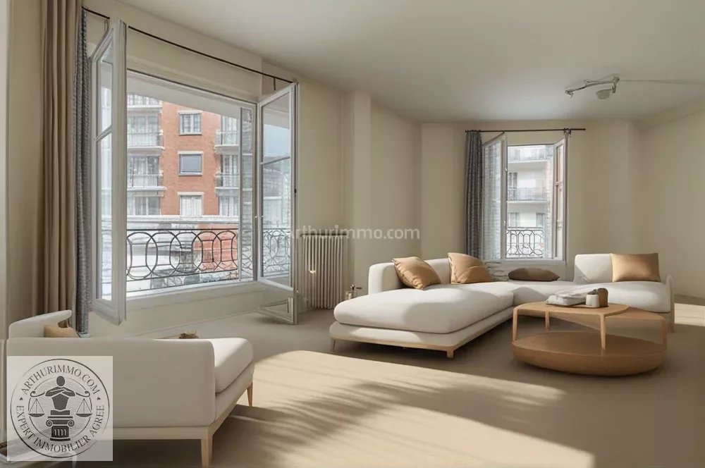 Appartement 3 pièce(s) 63 m²à vendre Paris-14e-arrondissement