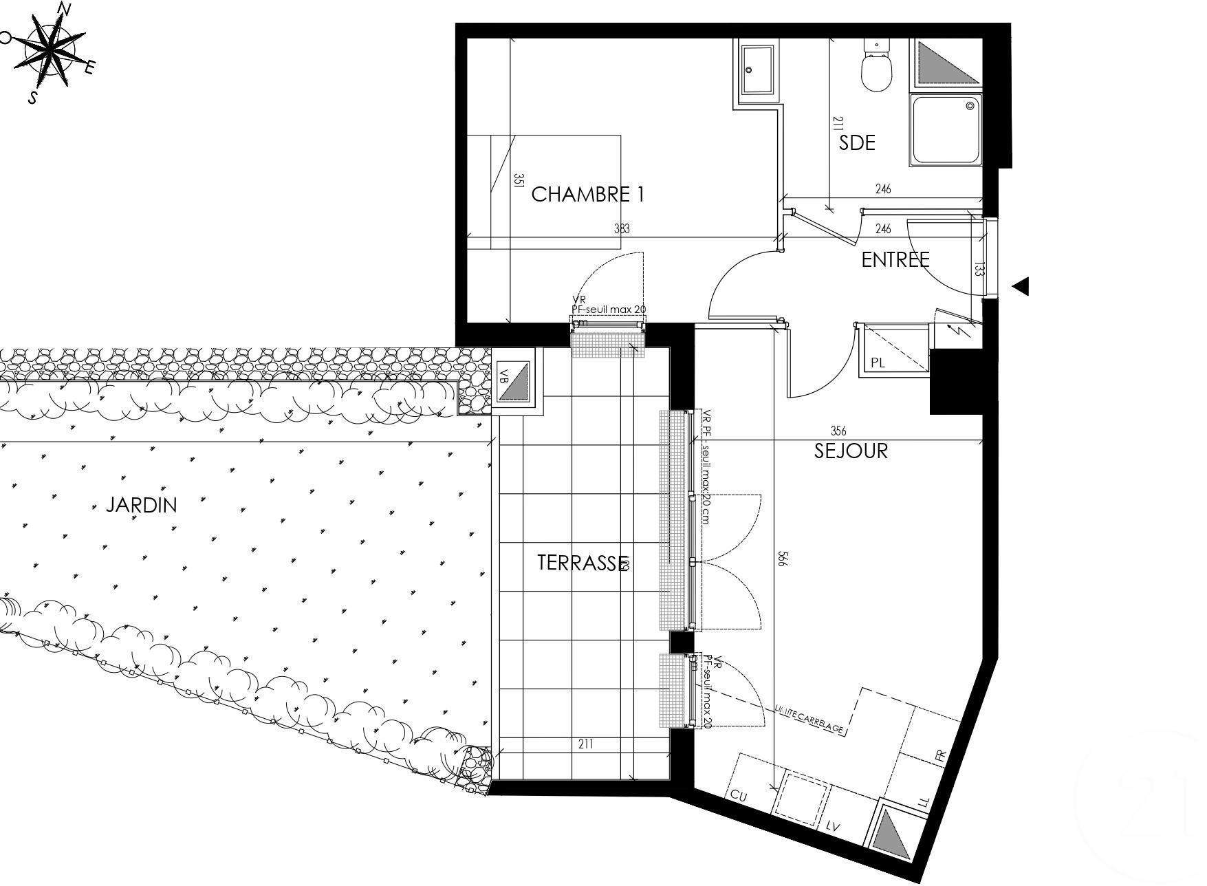 Appartement 2 pièces 41 m² Maisons-Laffitte