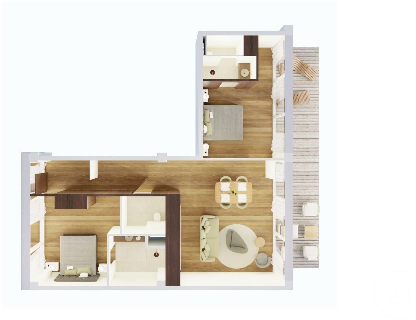 Appartement 3 pièces 89 m² Gérardmer